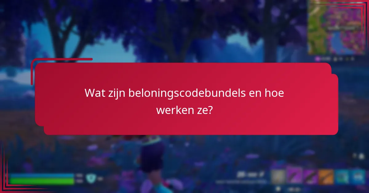 Hoe vergelijken verschillende beloningscodebundels zich?